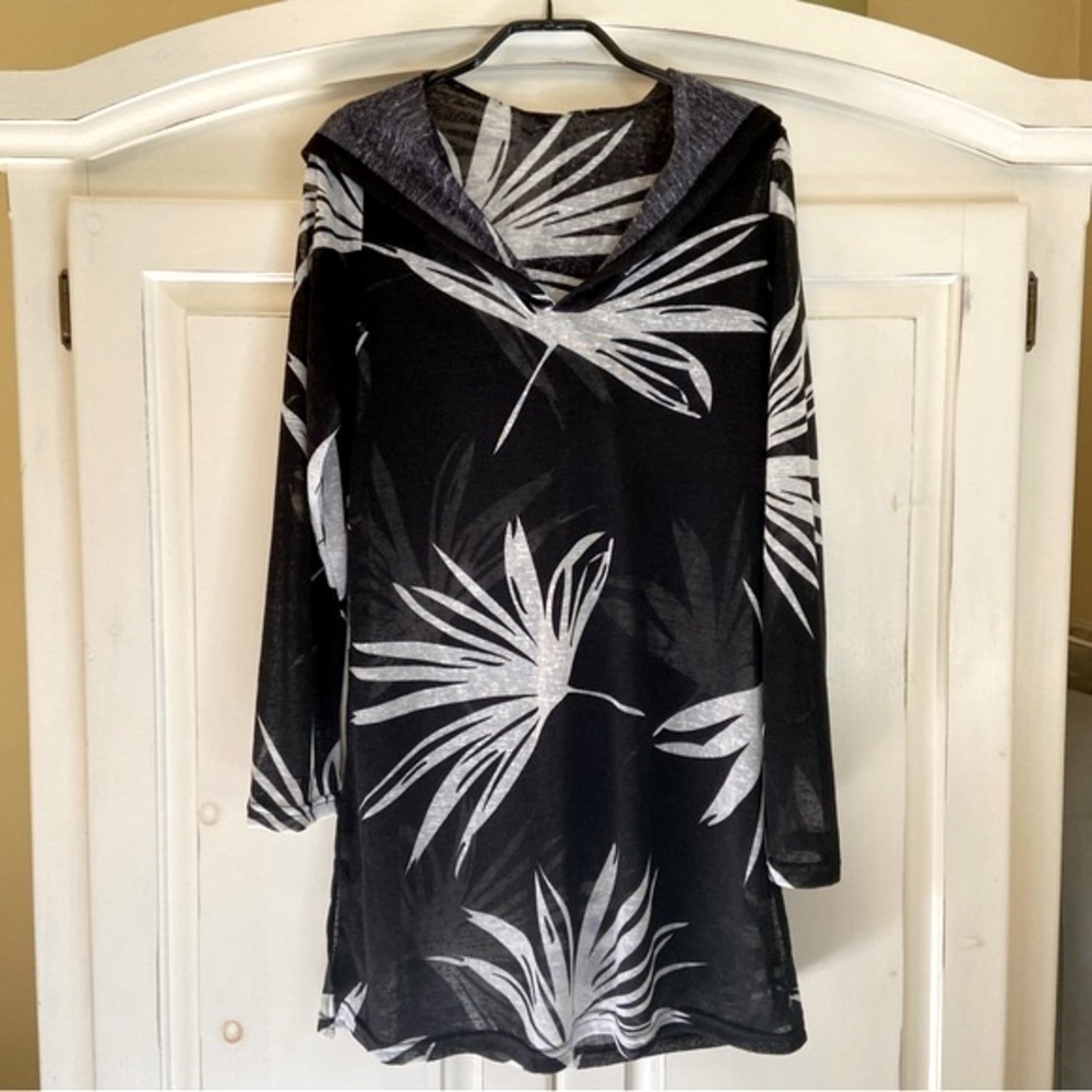 Cover Me Hacci Beach Cover-Up Hoodie NWT